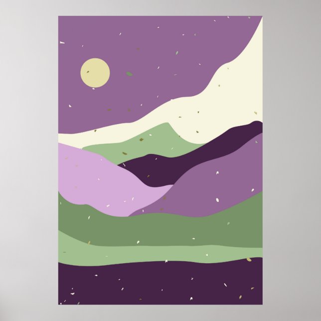 Minimalist landscape poster (Front)
