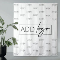 Minimalist Large Business Logo Pattern Backdrop