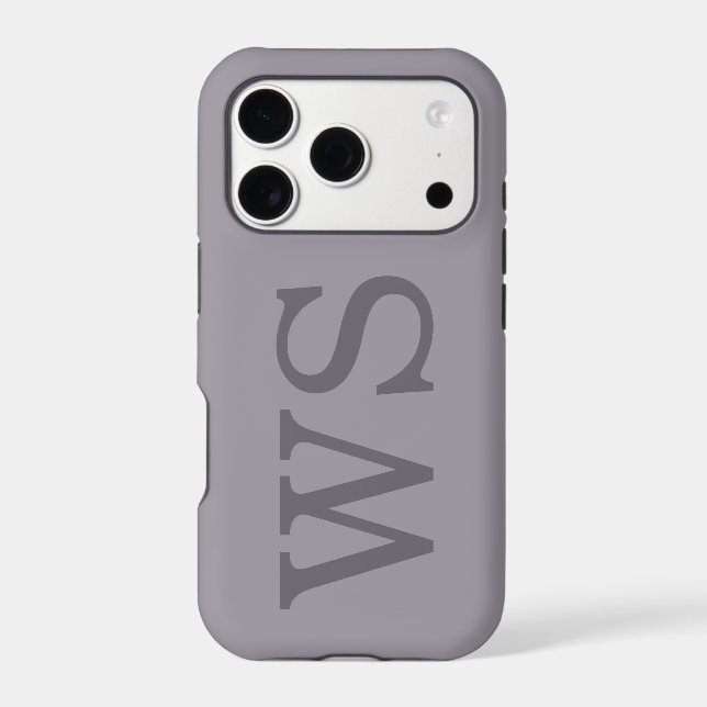 Minimalist Large Monogram Initial Quiet Luxury (Back)