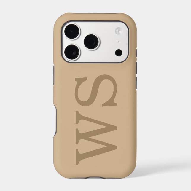 Minimalist Large Monogram Initial Quiet Luxury (Back)