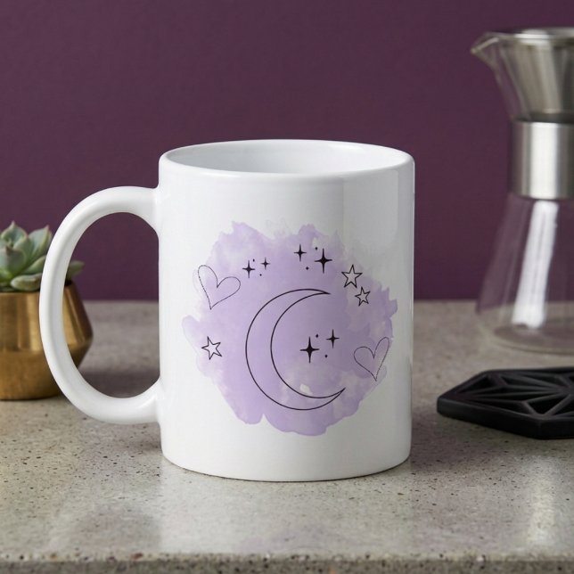 Minimalist Lavender Watercolor Mug (Creator Uploaded)