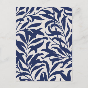 Minimalist leaf holiday postcard