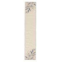 Minimalist Leafy Elegance Table Runner – Neutral B