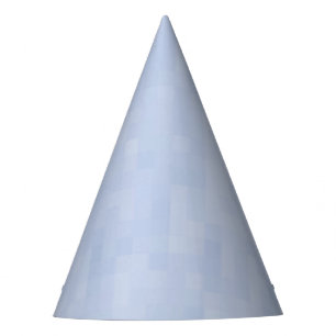 Minimalist light blue abstract pattern elegant party hat