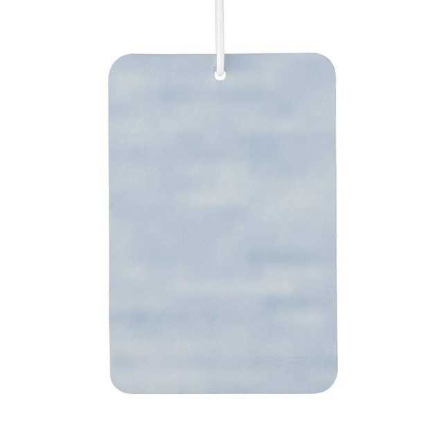 Minimalist light blue sky abstract pattern cute air freshener (Front)