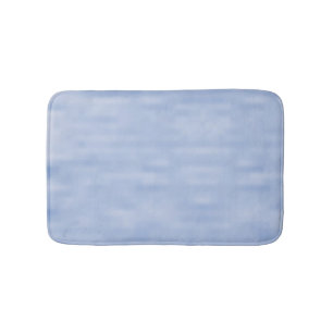 Minimalist light blue sky abstract pattern cute bath mat