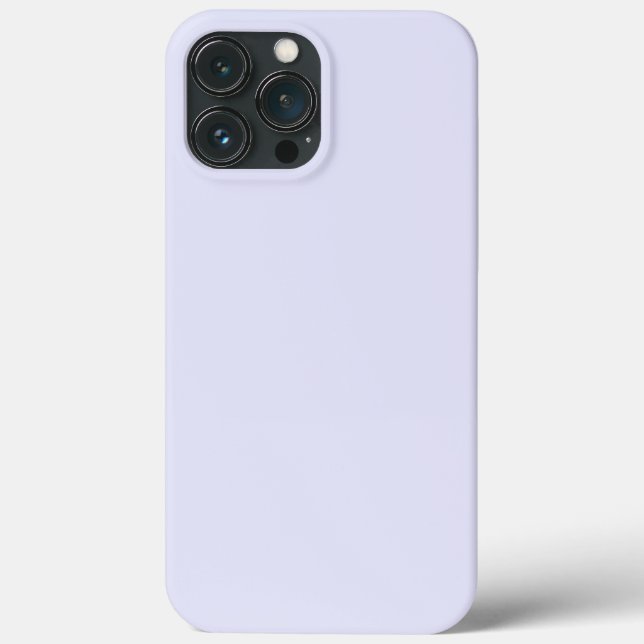 Minimalist Light Lilac Purple Plain Solid Colour  Case-Mate iPhone Case (Back)
