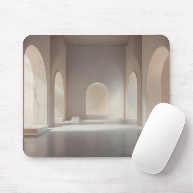 Minimalist Light Space Mouse Pad (With Mouse)