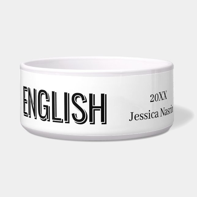 Minimalist Lilac Vertical Text School Subject  (Front)