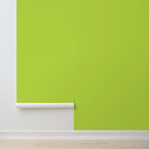 Minimalist lime green plain solid colour modern wallpaper