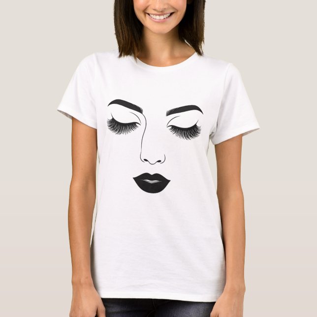 Minimalist Line Art T-Shirt (Front)