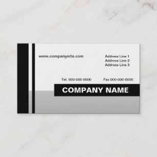 Minimalist Linear Design Business Card