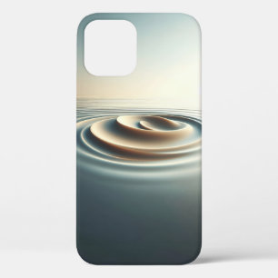 Minimalist Liquid Ripple Phone Case Creamy abstrac
