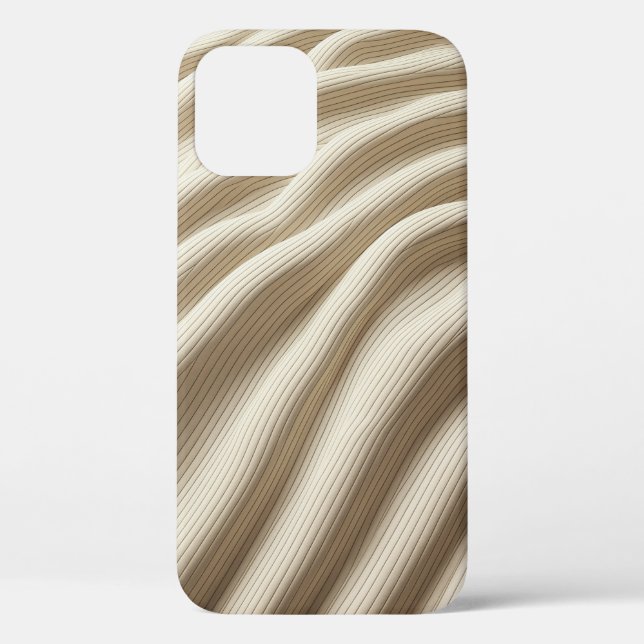 Minimalist Liquid Wave Abstract Phone Case - Ether (Back)