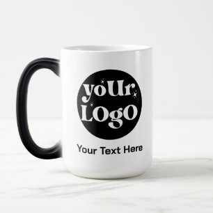 Minimalist Logo and Text Business Magic Mug