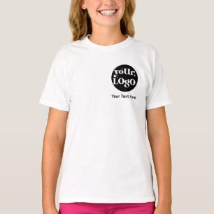 Minimalist Logo and Text Business T-Shirt