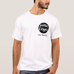 Minimalist Logo and Text Business T-Shirt