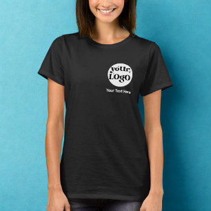 Minimalist Logo and Text Business T-Shirt
