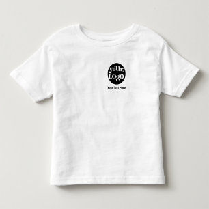 Minimalist Logo and Text Business Toddler T-shirt