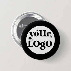 Minimalist Logo Business 2 Inch Round Button