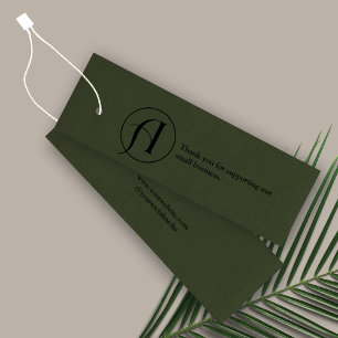 Minimalist Logo Business Hang Tag Card