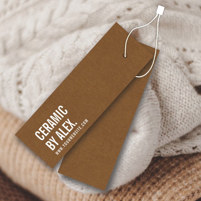Minimalist Logo Business Hang Tag Card (Creator Uploaded)