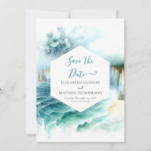 Minimalist Lovely Nautical Wedding Save The Date