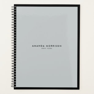 Minimalist Luxury Boutique Black/Grey Appointment Planner