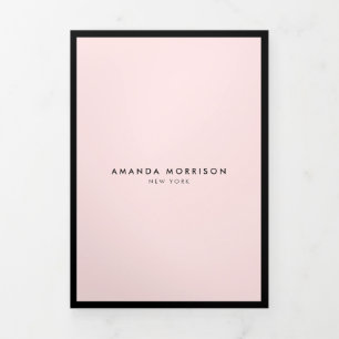 Minimalist Luxury Boutique Black/Pink Brochure
