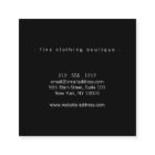 Minimalist Luxury Boutique Black