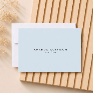 Minimalist Luxury Boutique Blue Gift Certificate
