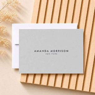 Minimalist Luxury Boutique Grey Gift Certificate