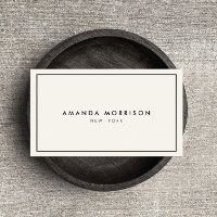 Minimalist Luxury Boutique Ivory/Black