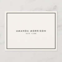 Minimalist Luxury Boutique Ivory/Black