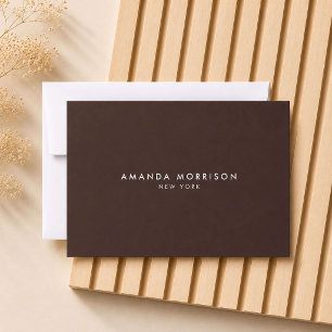 Minimalist Luxury Deep Brown Gift Certificate