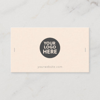 Minimalist Luxury Peach Business Card