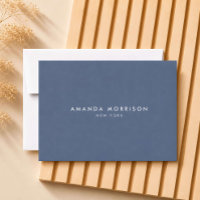 Minimalist Luxury Slate Blue Gift Certificate