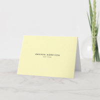 Minimalist Luxury Yellow Blank