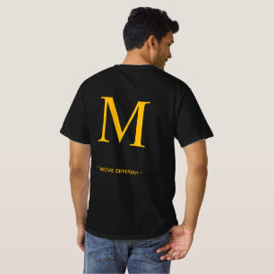 Minimalist M Letter T-Shirt – Mind Your Business 