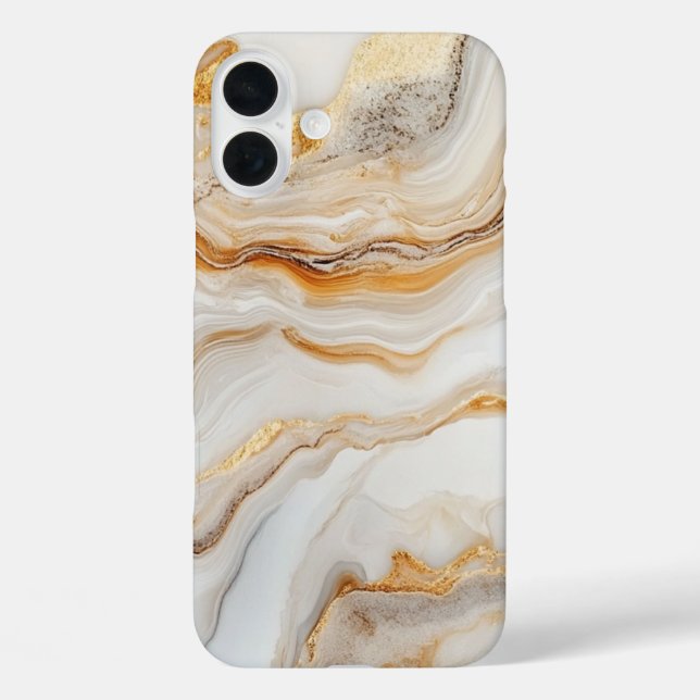 Minimalist Marble - Elegant & Timeless Design Case-Mate iPhone Case (Back)