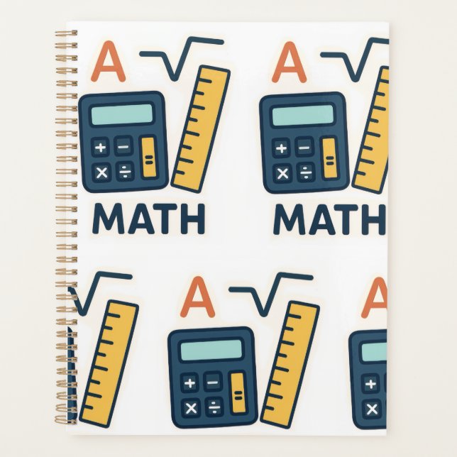 Minimalist Math – Calculator, Ruler Planner (Front)