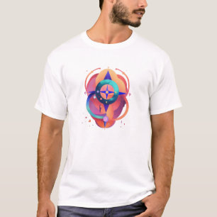 Minimalist mazical alchemical malticoloured symbol T-Shirt