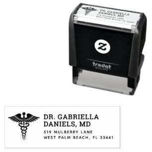 Minimalist Medical Symbol Doctor Healthcare Nurse Self-inking Stamp