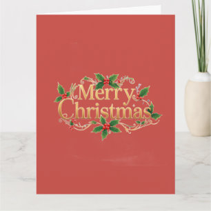 Minimalist Merry Christmas Card