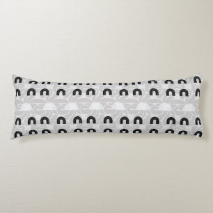 Minimalist Mixed Boho Arches Body Pillow