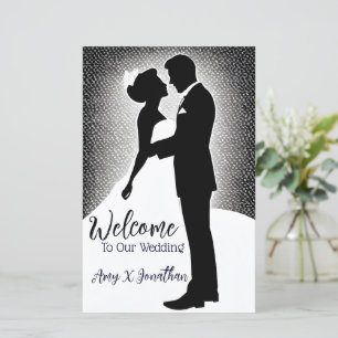 Minimalist Modern Art Wedding Engagement Welcome