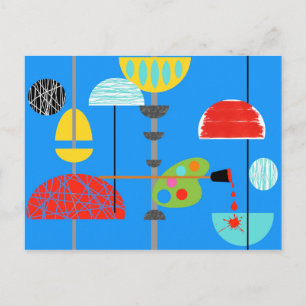Minimalist Modern Artist Art Postcard