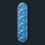 Minimalist Modern Artist Art Skateboard<br><div class="desc">This Minimalist Modern Artist Art Skateboard is the perfect mix of mid century modern, abstract shapes, and kitsch. The 1960s style, minimalist art design features a bright cobalt blue normally seen only on vintage flight attendant uniforms. The vibrant blue creates a backdrop for a multitude of organized shapes in colours...</div>
