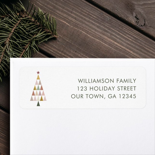 Minimalist Modern Blush Gold Simple Christmas Tree (Creator Uploaded)