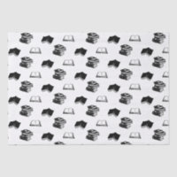 Minimalist Modern Bookish Bibliophile Book Pattern